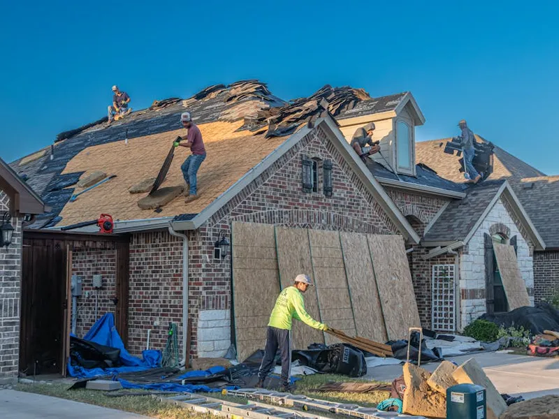 roof replacement project completed